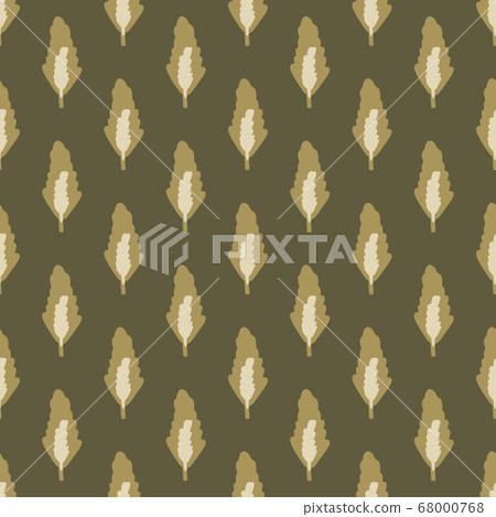 Autumn seamless botanic pattern with forest leafs 68000768
