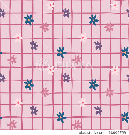 Bright summer seamless pattern with chamomile Bright summer seamless pattern with chamomile 68000769
