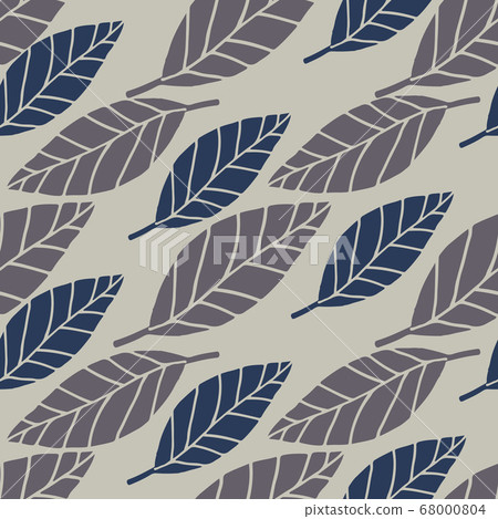 Seamless floral pattern with pastel purple and Seamless floral pattern with pastel purple and 68000804