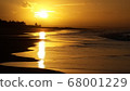 African beach sunset 68001229