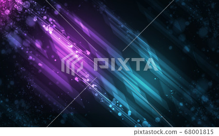 Neon 80s abstract Banner 68001815