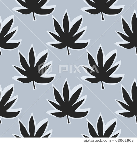 Seamless pattern with marijuana. Ganja leaves Seamless pattern with marijuana. Ganja leaves 68001902