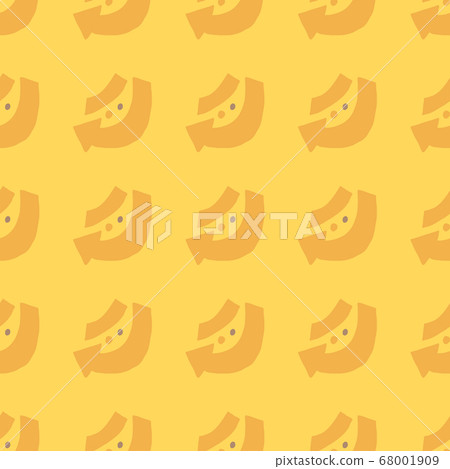 Geometric abstract arrow symbol seamless pattern. 68001909
