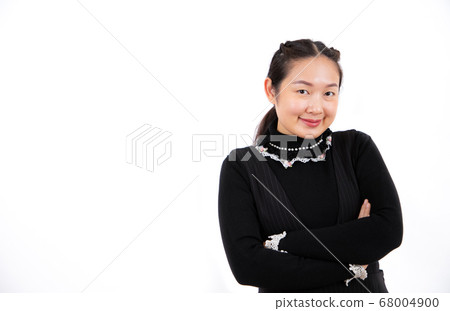 Portrait Asian beautiful young women  style strong 68004900