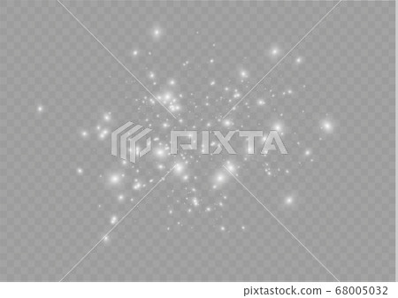 White dust sparks. White dust sparks. 68005032