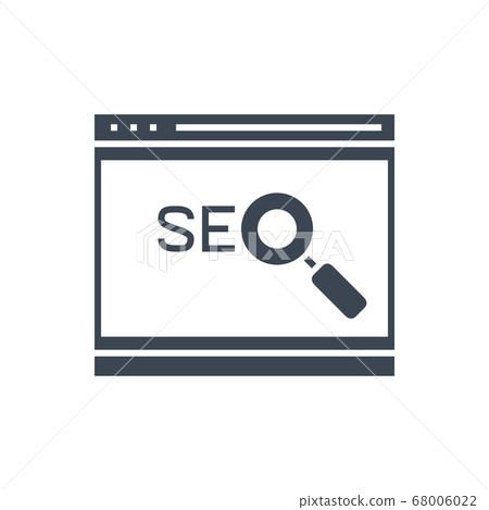 Website Optimization Vector Glyph Icon 68006022
