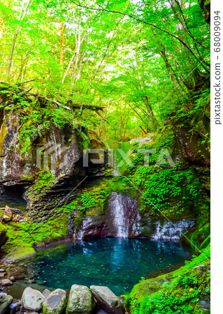 Waterfall is waterless Oshiraji waterfall Waterfall is waterless Oshiraji waterfall 68009094