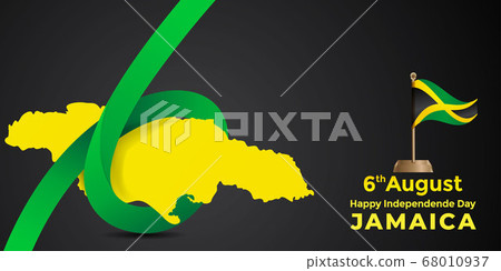 Jamaica independence day design 68010937