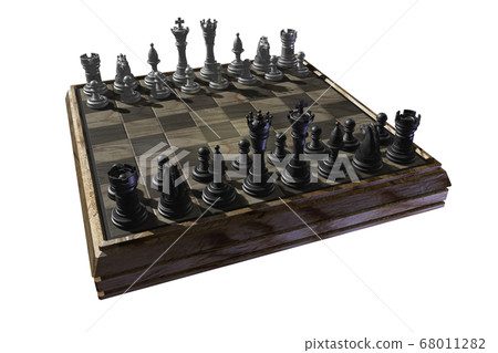 Chess (CG: transparent material) 68011282