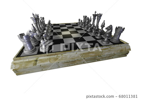 Chess (CG: transparent material) - Stock Illustration [68011381] - PIXTA