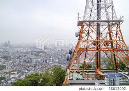 傳輸塔，傳輸塔，城市，南山，龍山區，首爾 68012002