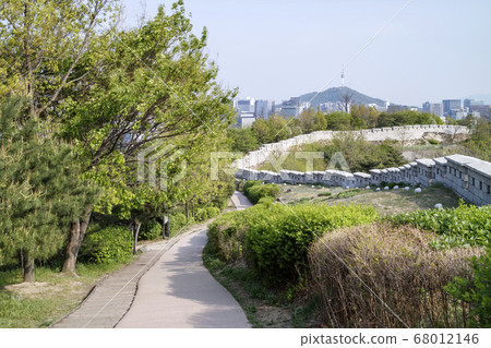 首爾市鐘路區仁王山公園漢陽道城首爾城堡 68012146