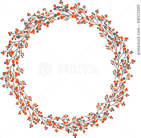 花圈框架矢量圖A 花圈框架矢量圖A 68015085