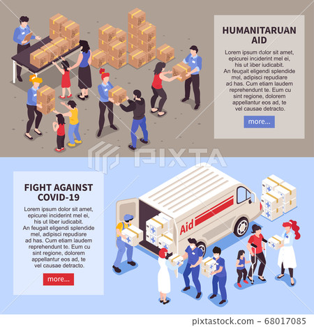 Humanitarian Support Banners Set 68017085