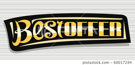 Vector banner for Best Offer 68017284