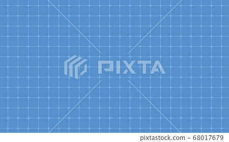 Square geometric grid pattern. Millimetric plotter 68017679
