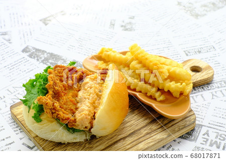 自製雞肉漢堡 68017871