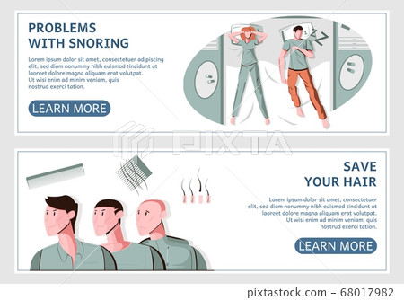 Balding Problems Horizontal Banners 68017982