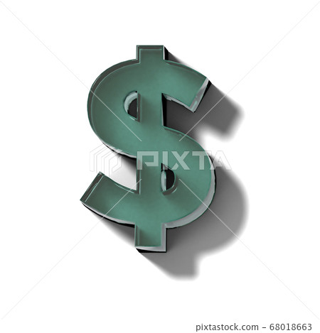 現實的玻璃塊美元 68018663