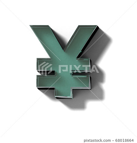 現實的玻璃塊上的圓圈標記 68018664