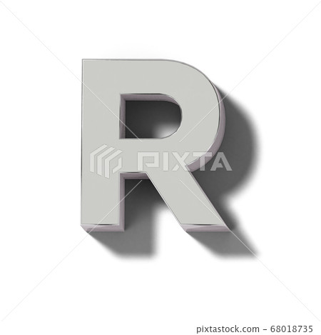 實銀字母R 68018735