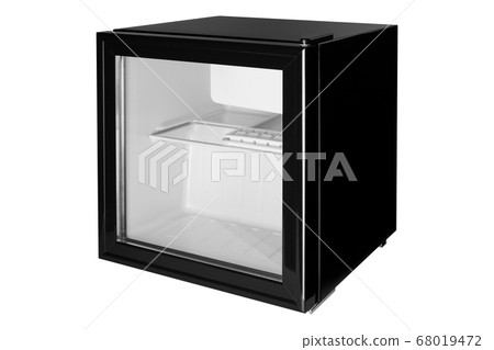 New black refrigerator, mini bvr with closed glass 68019472