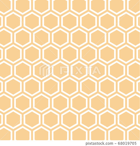 Turtle pattern Japanese traditional pattern Orange 6 68019705