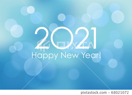 2021 New Year card template 68021072