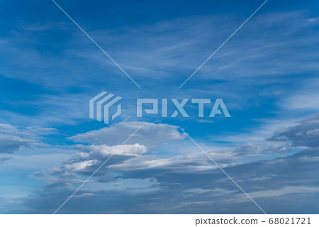 Blue sky sky background background material 68021721