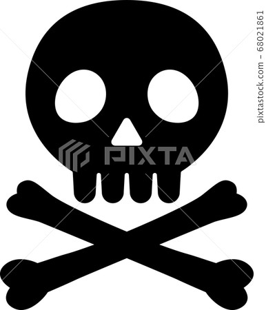 Skeleton silhouette Skeleton silhouette 68021861