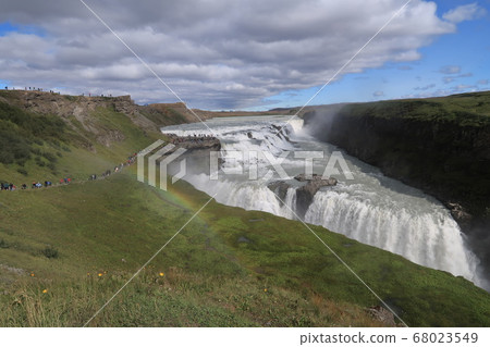 Iceland Gullfoss Waterfall Iceland Gullfoss Waterfall 68023549