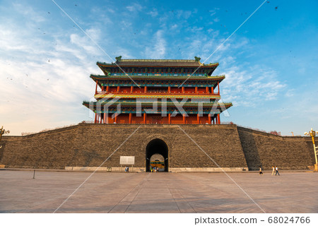 Beijing, China at the Zhengyangmen Gatehouse 68024766