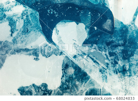 blue abstract background smeared acrylic paint blue abstract background smeared acrylic paint 68024833