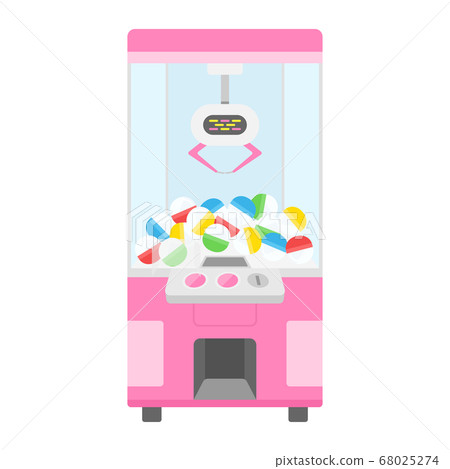Illustration of crane game machine 68025274