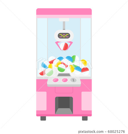Illustration of crane game machine 68025276