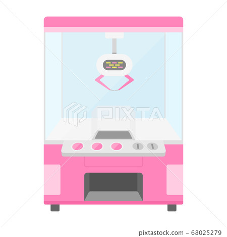 Illustration of crane game machine Illustration of crane game machine 68025279