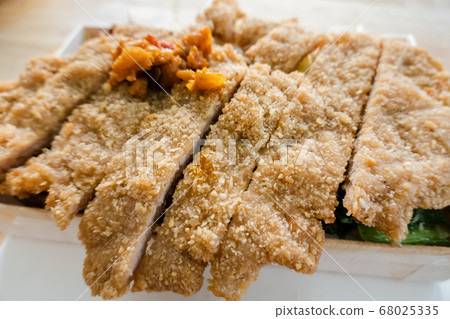 fried pork chop lunch box fried pork chop lunch box 68025335