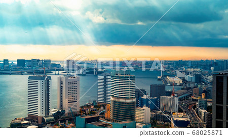 View of Tokyo Bay from and skyline 68025871