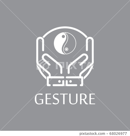 Hand gestures and sign language isolated Hand gestures and sign language isolated 68026977