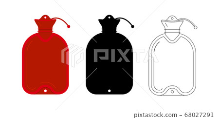 Medical warmer icon set isolated on white background. 68027291