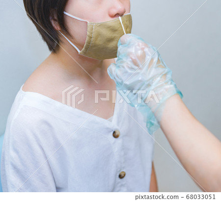 PCR /病毒測試的醫學圖像[採用Wiscorona的新常態] 68033051