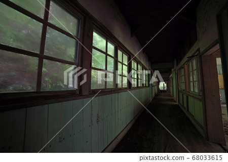 Ruins of elementary and junior high school Ruins of elementary and junior high school 68033615