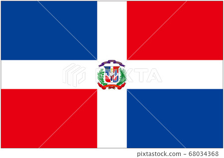 Flag of the Dominican Republic 68034368
