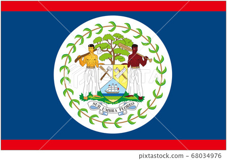 Flag of Belize 68034976