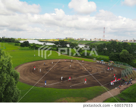 A riverbed ballpark 68037033