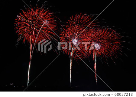 Tonegawa Fireworks Festival "Image fireworks with music, Yamazaki Fireworks Factory" 68037218