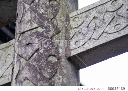 Shrine torii pattern Shrine torii pattern 68037489