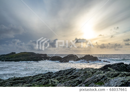 The coastline at Dawros in County Donegal - Ireland. 68037661