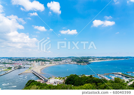 [神奈川縣]湘南海岸（8月） 68040399