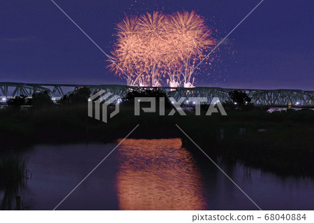 Kawaguchi fireworks display 68040884